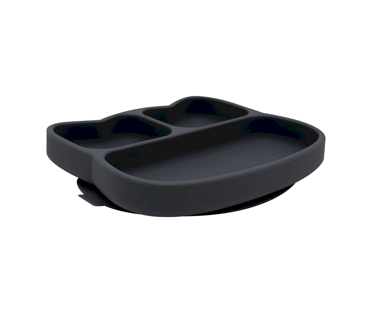 Plato con Ventosa Gato Negro
