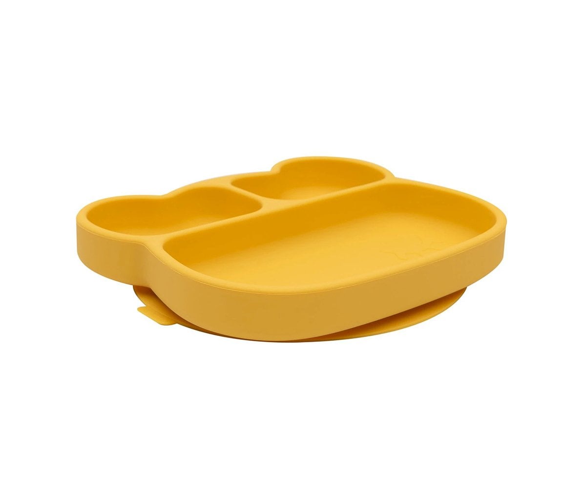 Piatto Ventosa Bear Yellow