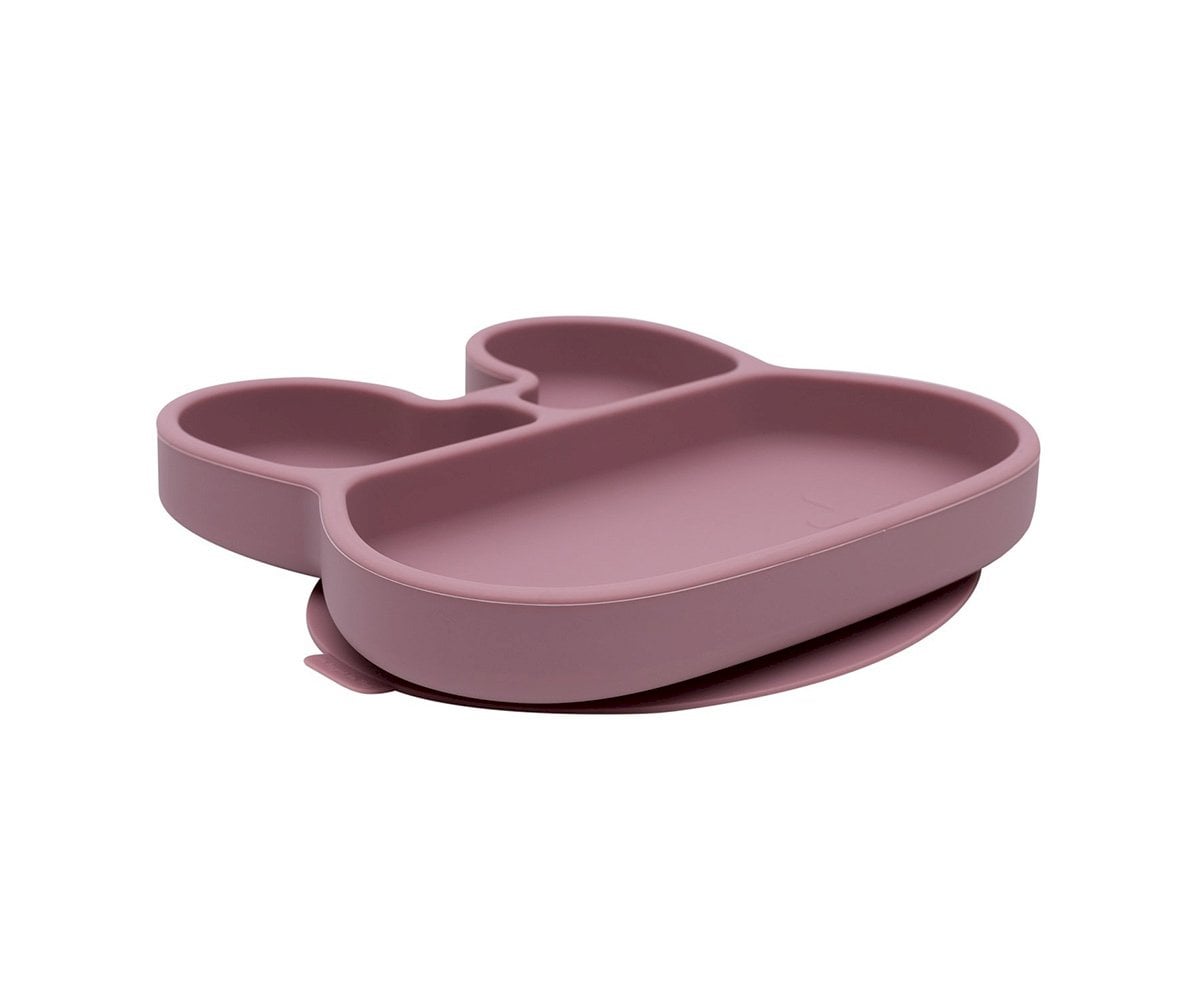 Prato com Ventosa Coelho  Rosa Pastel