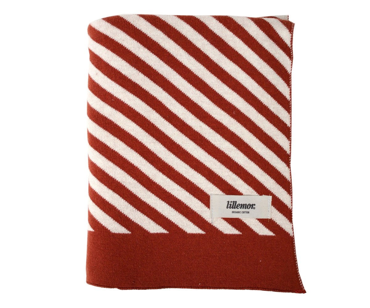 Baby Blanket Eef Stripes Rust