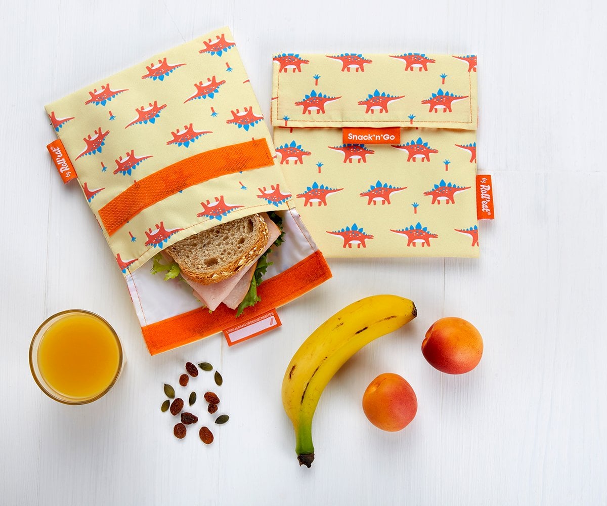 Porta Alimentos Snack n\'Go Kids Dinosaurs