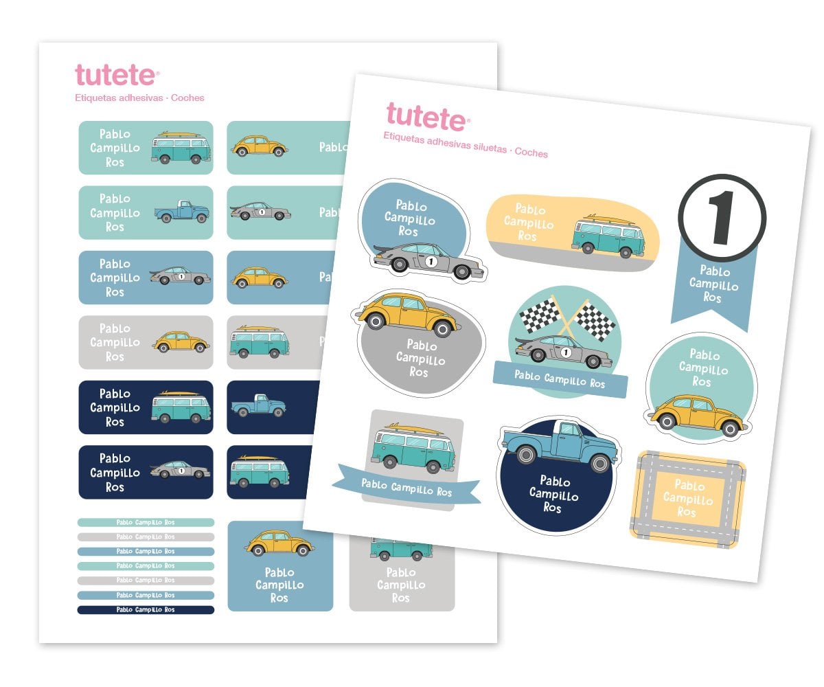 30 Étiquettes pour Objets de Voiture
