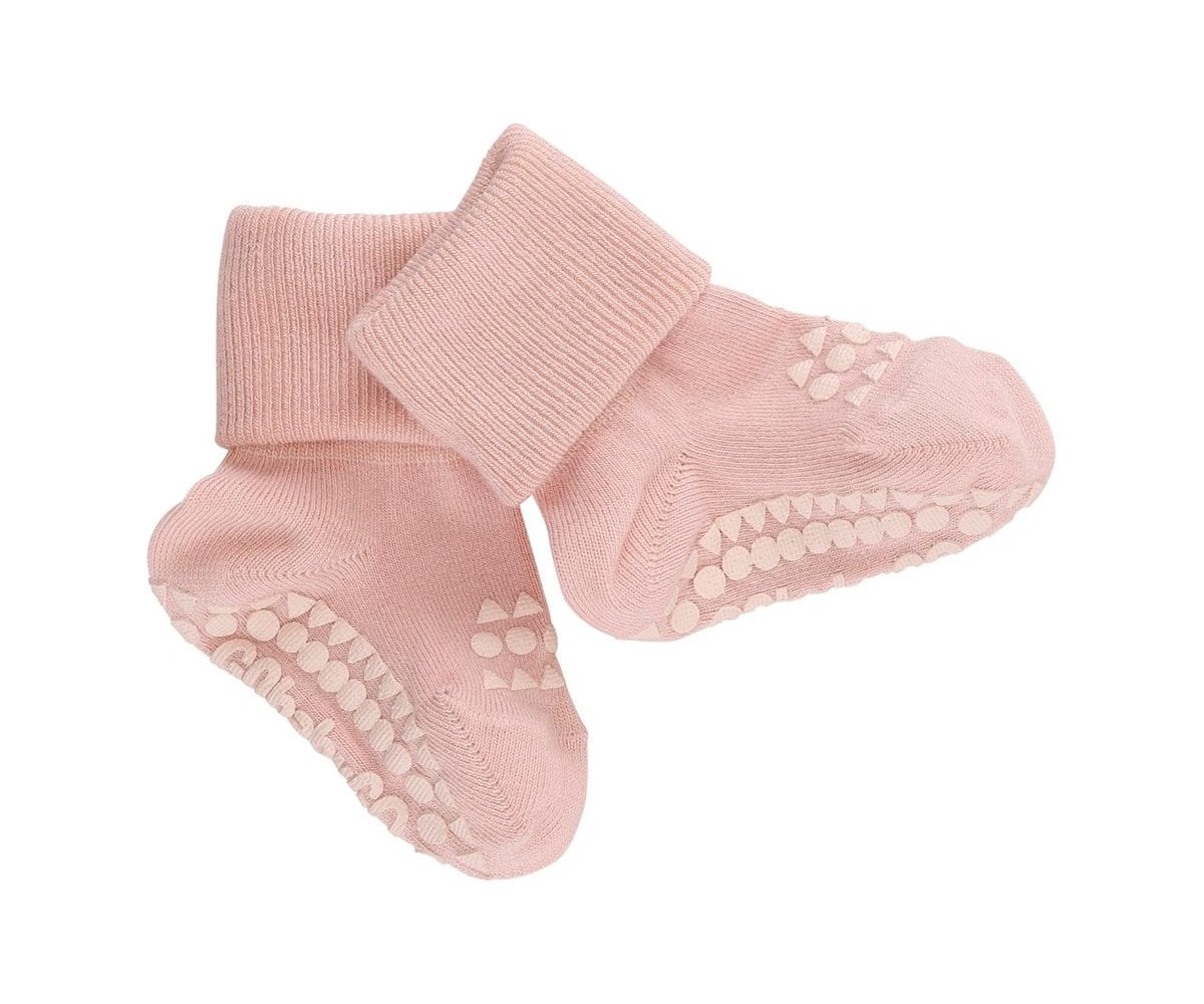 Calcetines Suela Antideslizante Bambú Rosa Claro