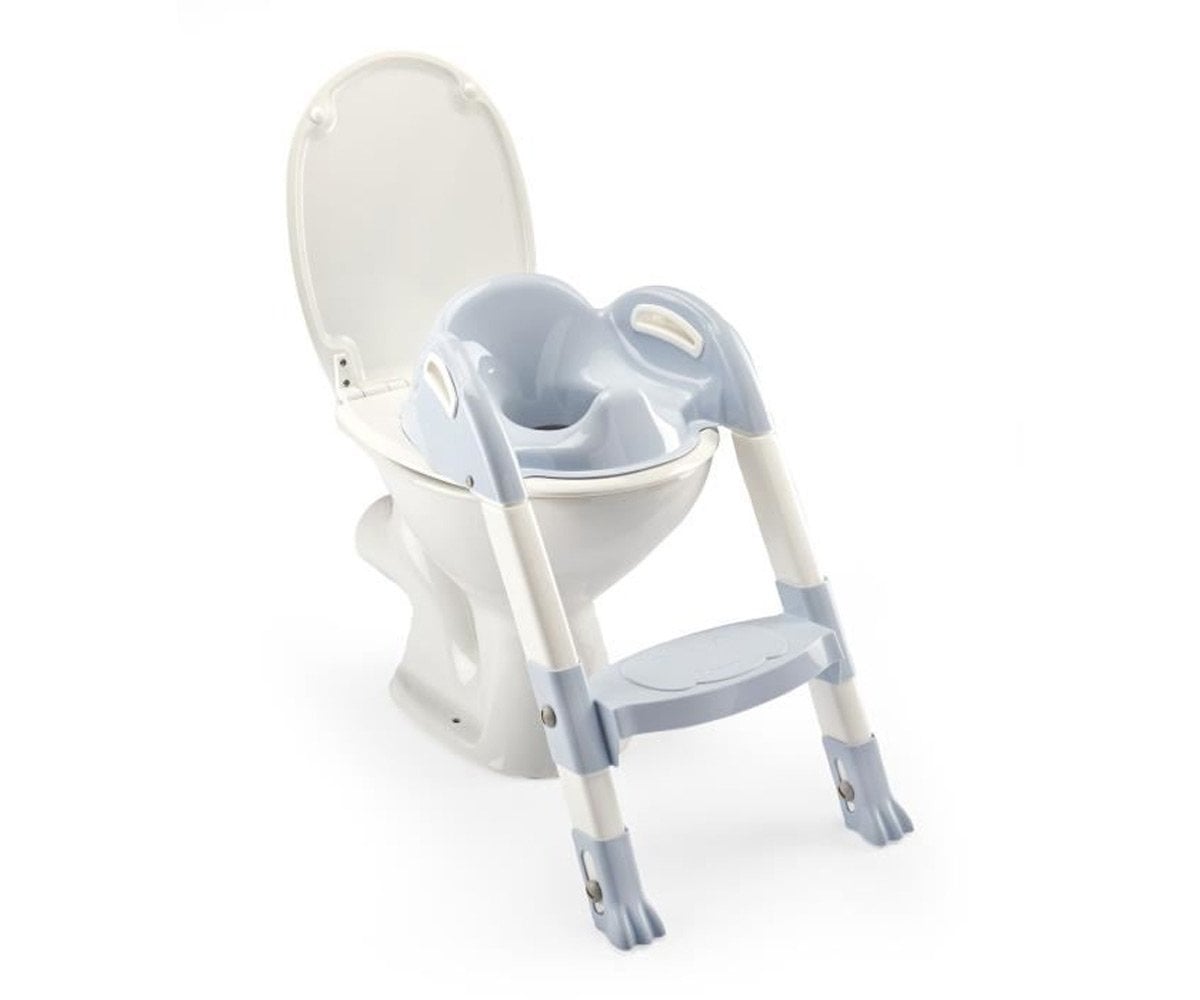 Réducteur de Toilette avec Marche Kiddyloo Fleur Bleue