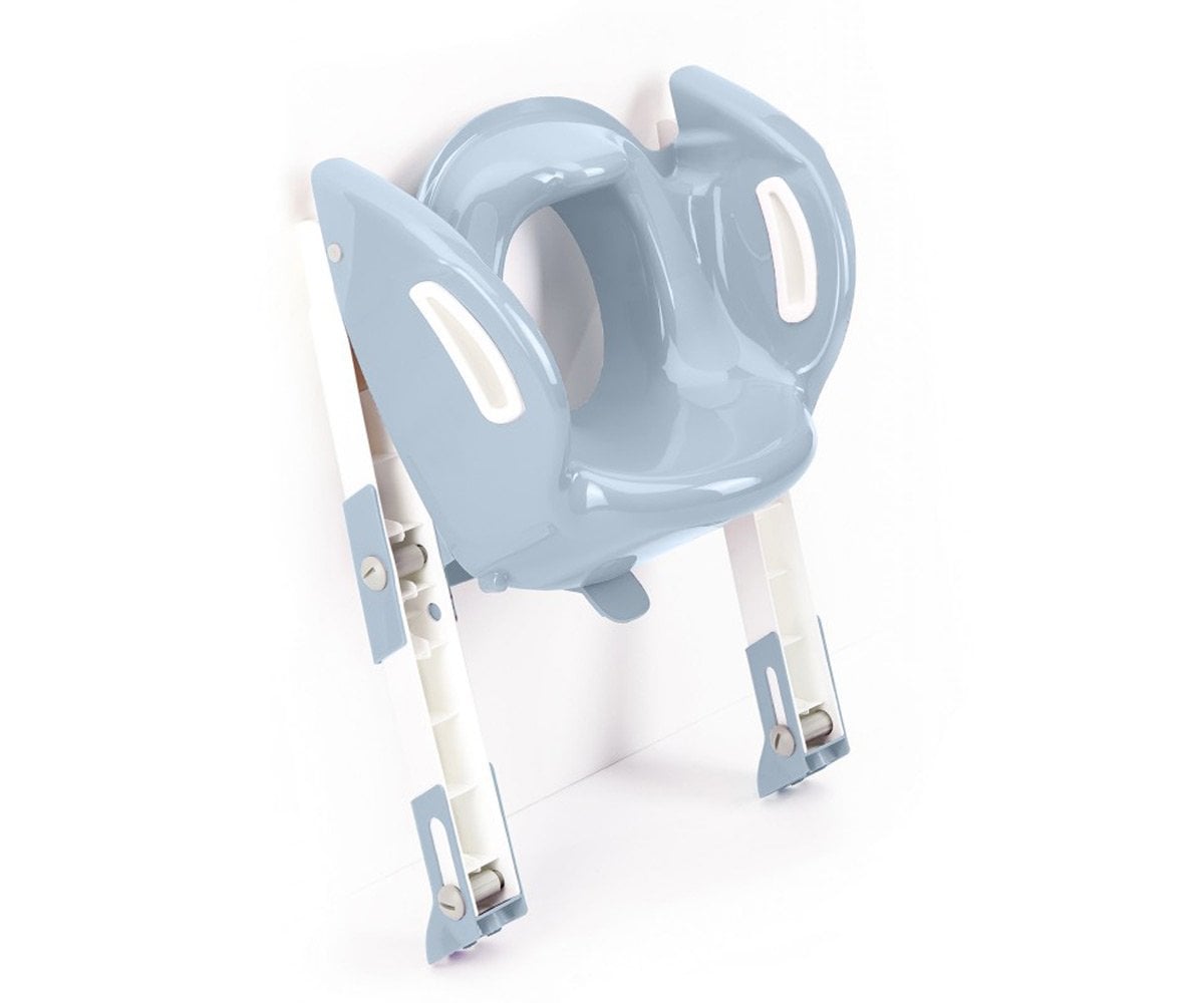 Réducteur de Toilette avec Marche Kiddyloo Fleur Bleue