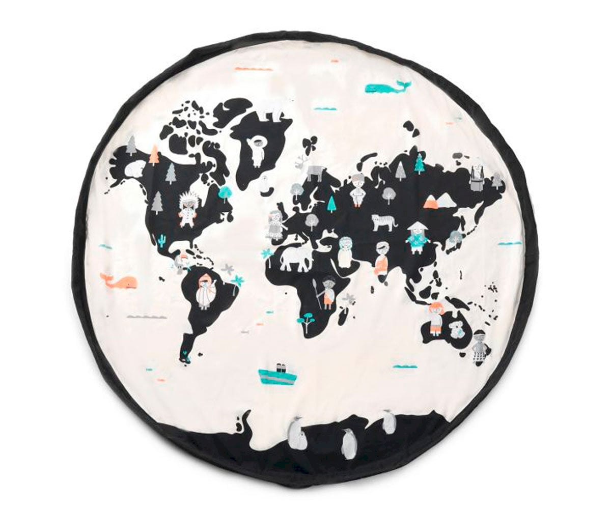 Saco Reversible Play & Go Noomad Worldmap