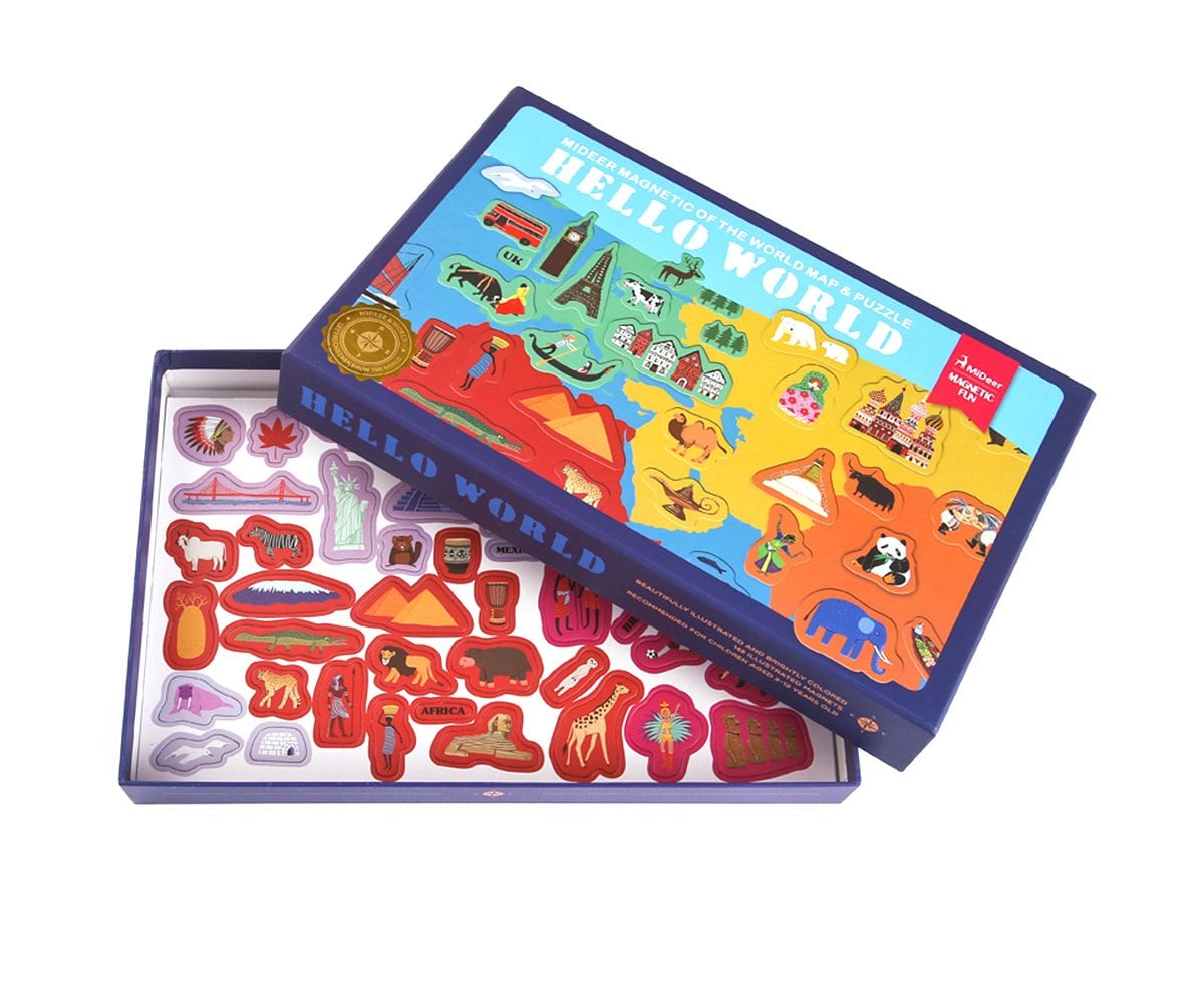 Puzzle Magnétique Carte du Monde