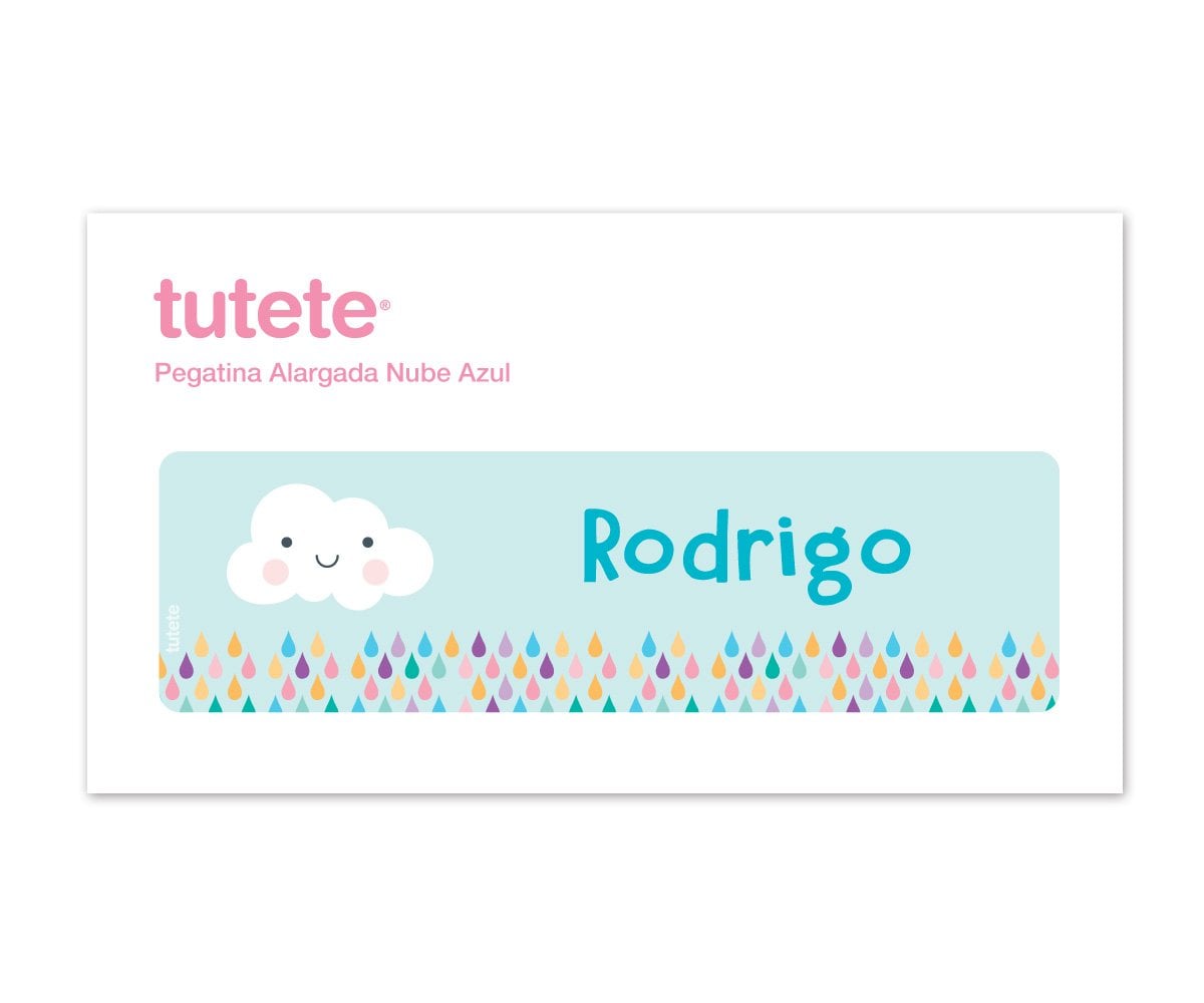 Adesivo alongado Blue Cloud