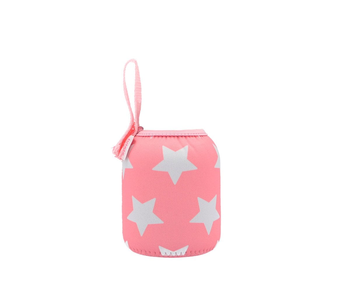 Forro Neoprene Bubblegum Pink Stars 350ml Personalizável