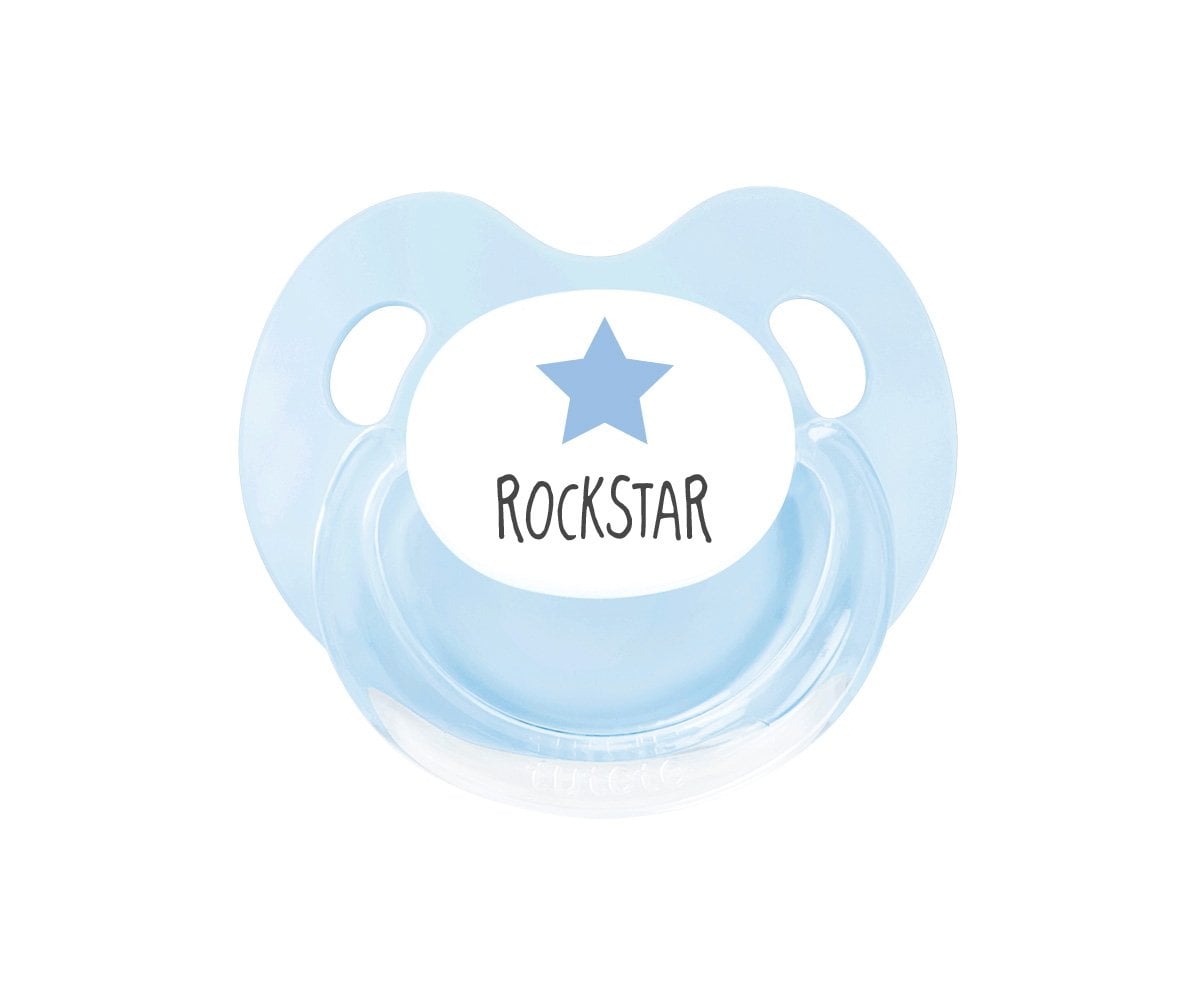 Sucette Rétro Rockstar bleu