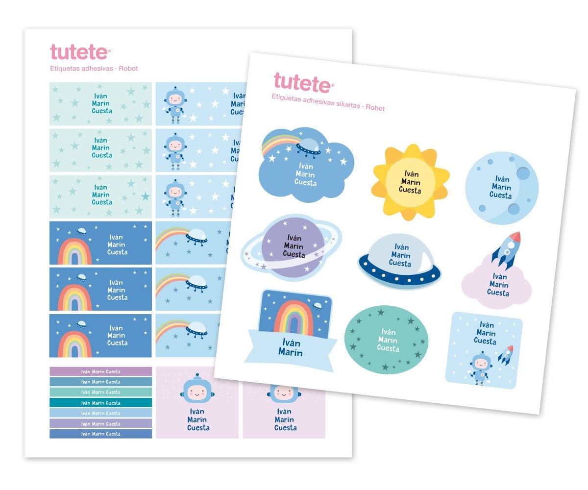 Pack Combinado Etiquetas Termo-adesivas e Autocolantes