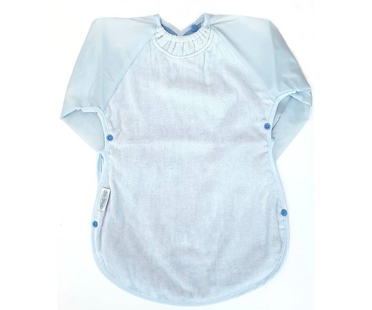 Babero con Mangas Gigante Silly Billyz Azul Pastel