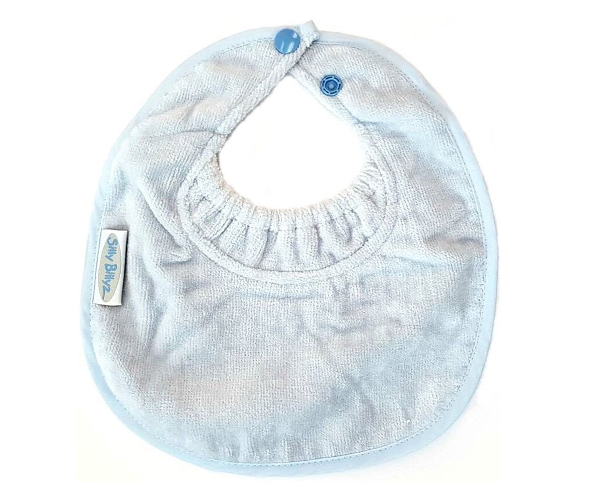 Bavaglio Neonato Silly Billyz Azzurro Pastello