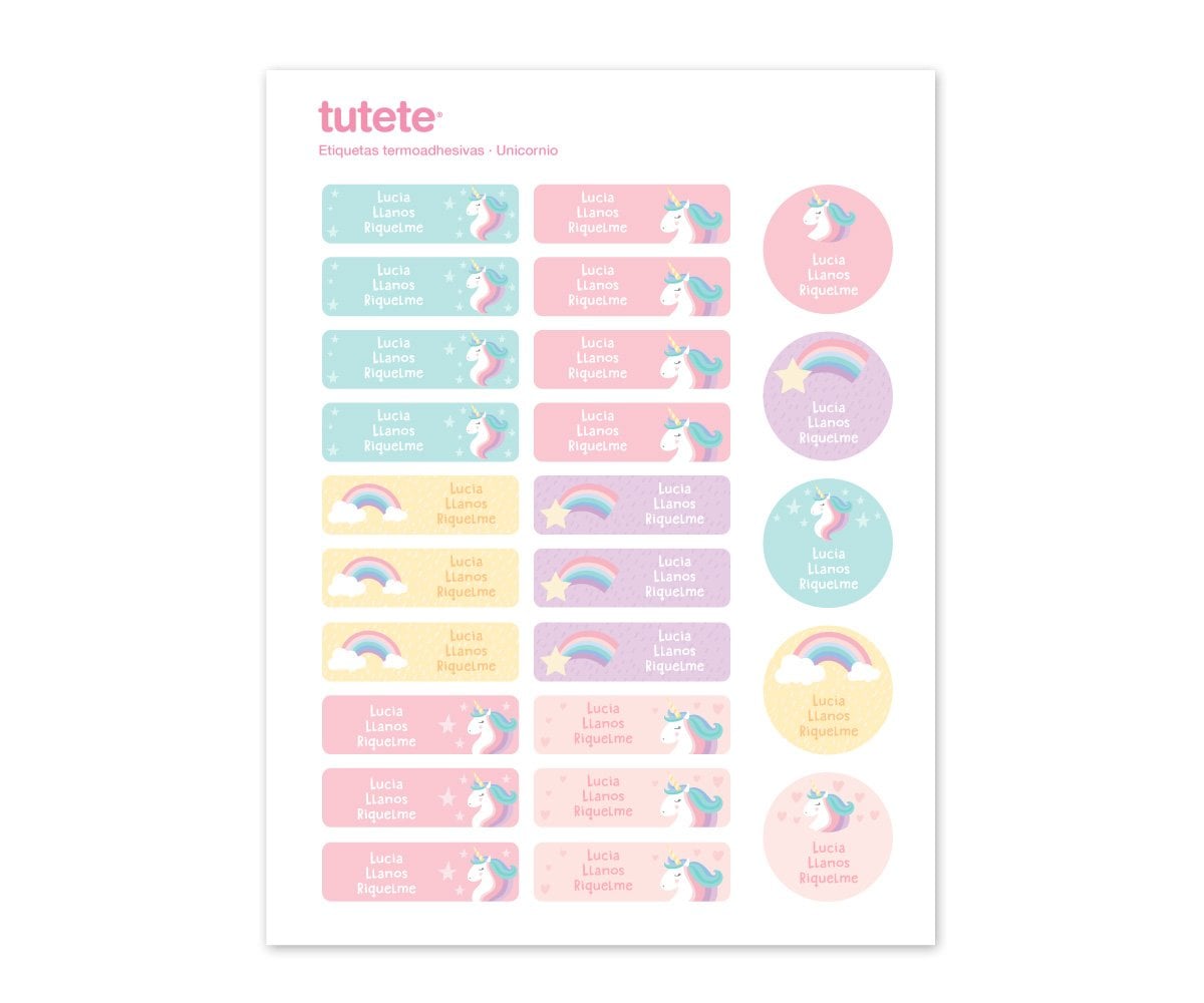 Pack Autocollants Licorne