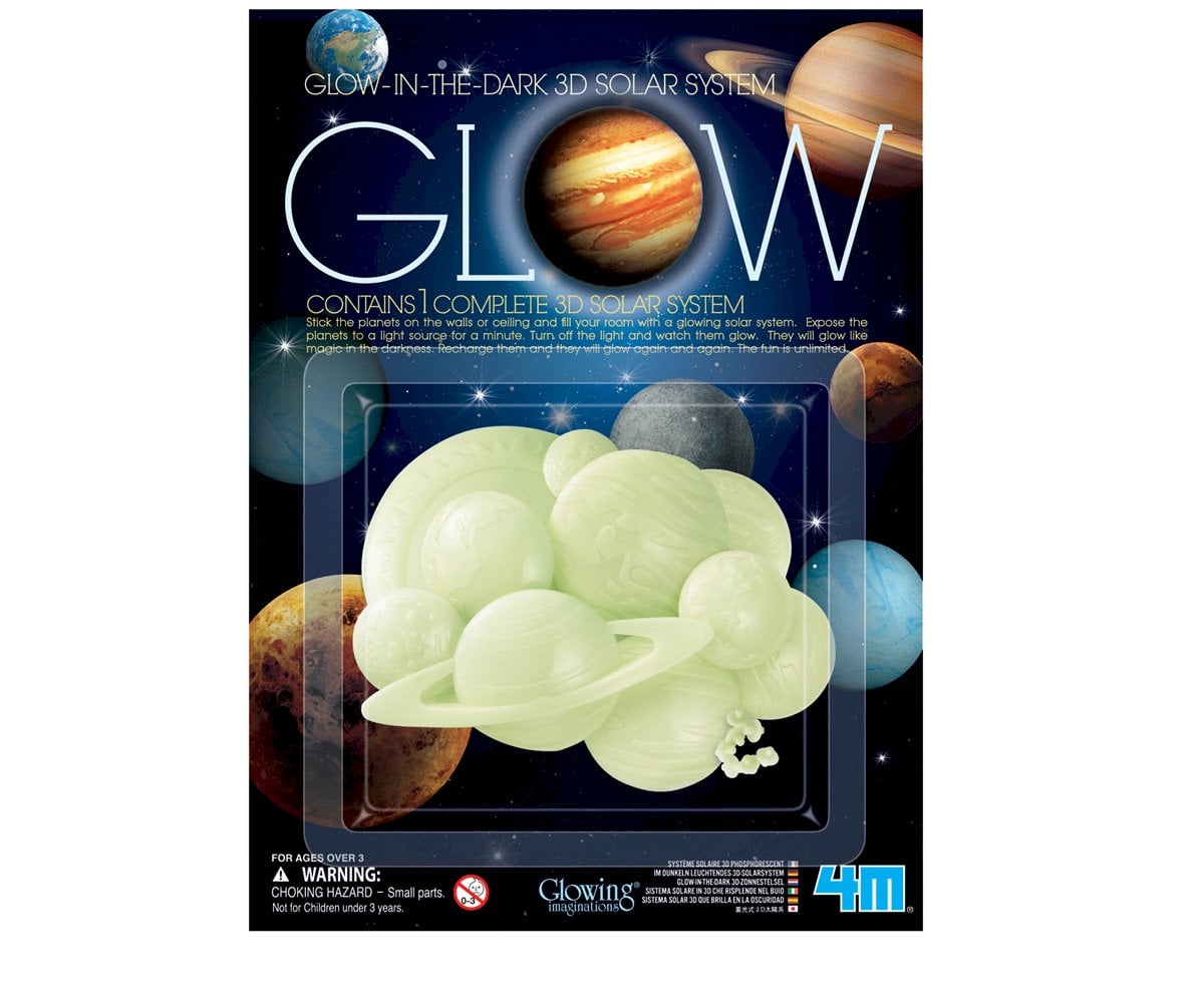 Adesivi Fluorescenti Sistema Solare 3D