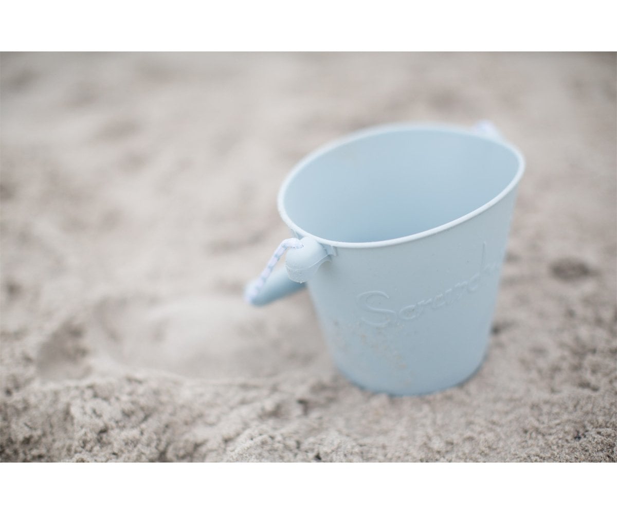 Seau de Plage en Silicone Bleu Pastel
