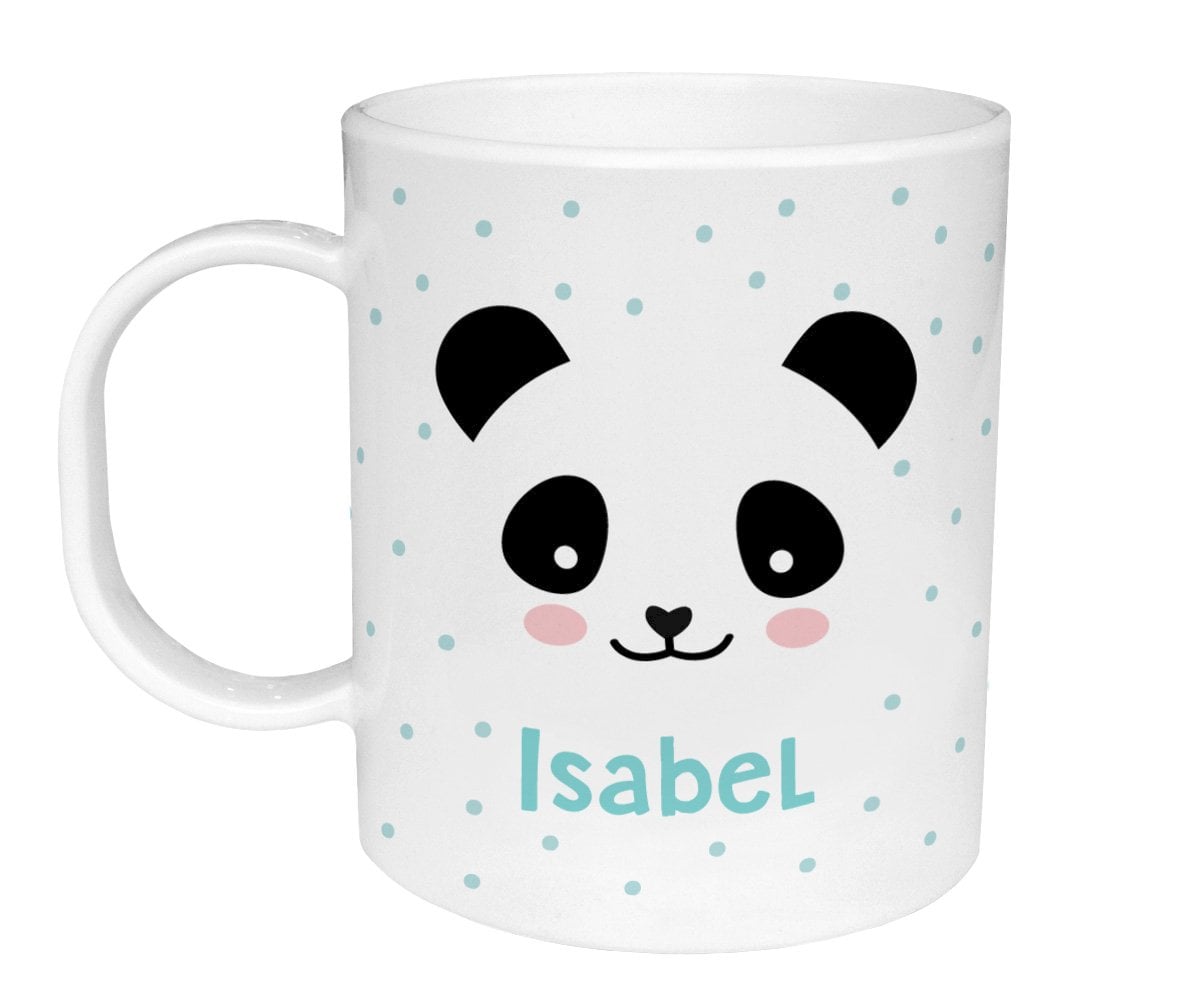 Caneca de Plástico Personalizada Urso Panda