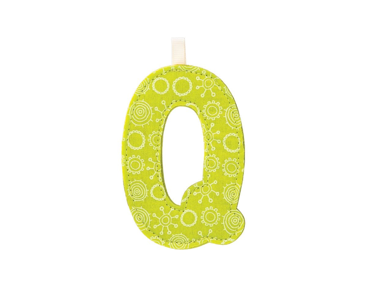 Lettre Tissu Lilliputiens Q