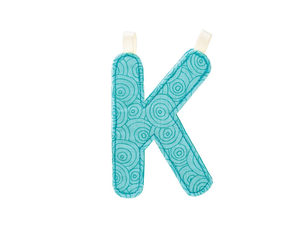 Lettre Tissu Lilliputiens K
