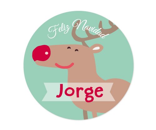 Pack 3 chapas Personalizadas Papá Noel Azul