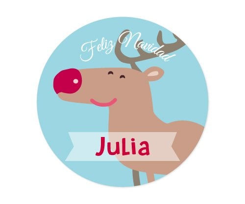 Pack 3 crachás Personalizados Papai Noel Menina