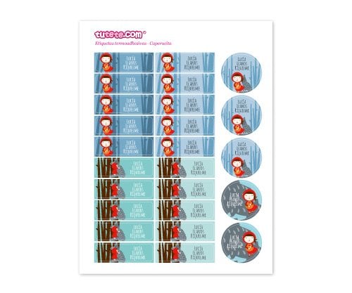 Pack Combi Cappuccetto Rosso Termoadesive+Adesive