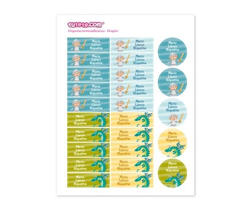 Pack Combi Dragoni Termoadesive+Adesive