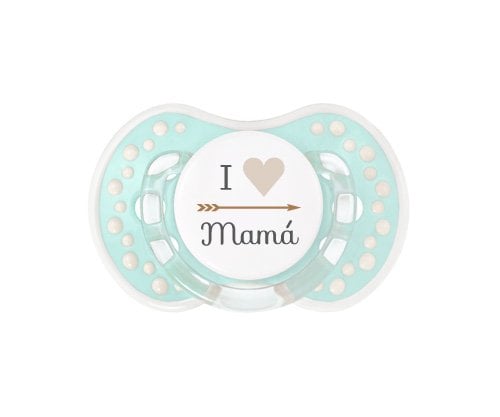 Succhietto Personalizzato LOVI Cuore Verde
