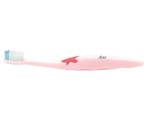 Brosse à Dents Douce Enfant Personnalisable Rose