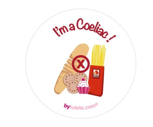 1 Distintivo Rosso I´m a coeliac