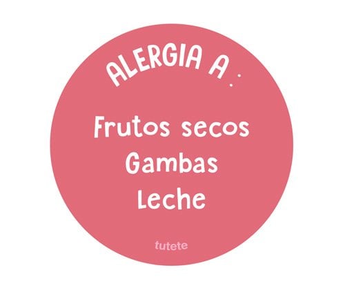1 Chapa Alergia Coral Personalizada