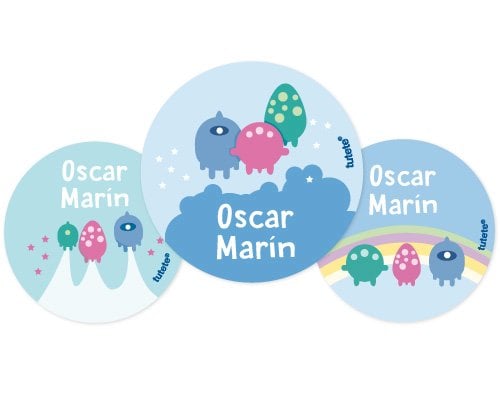 Pack 3 chapas Personalizadas Marcianos