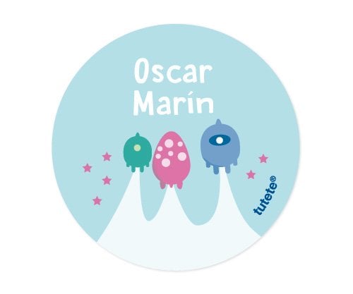 Pack 3 chapas Personalizadas Marcianos