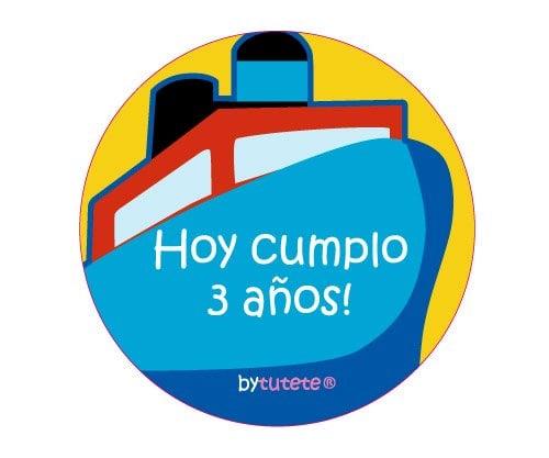 3 Pack Personalised Vroom Vroom Badges