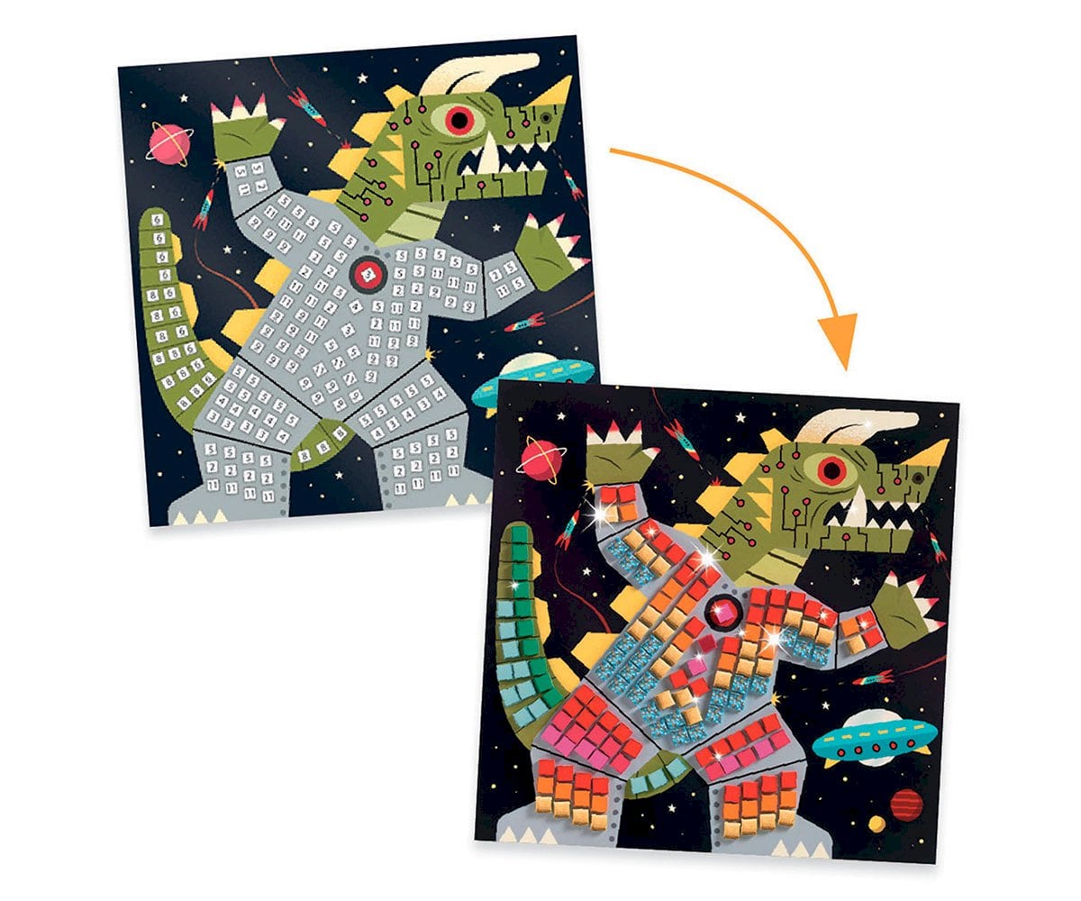 Mosaicos Batalla Espacial