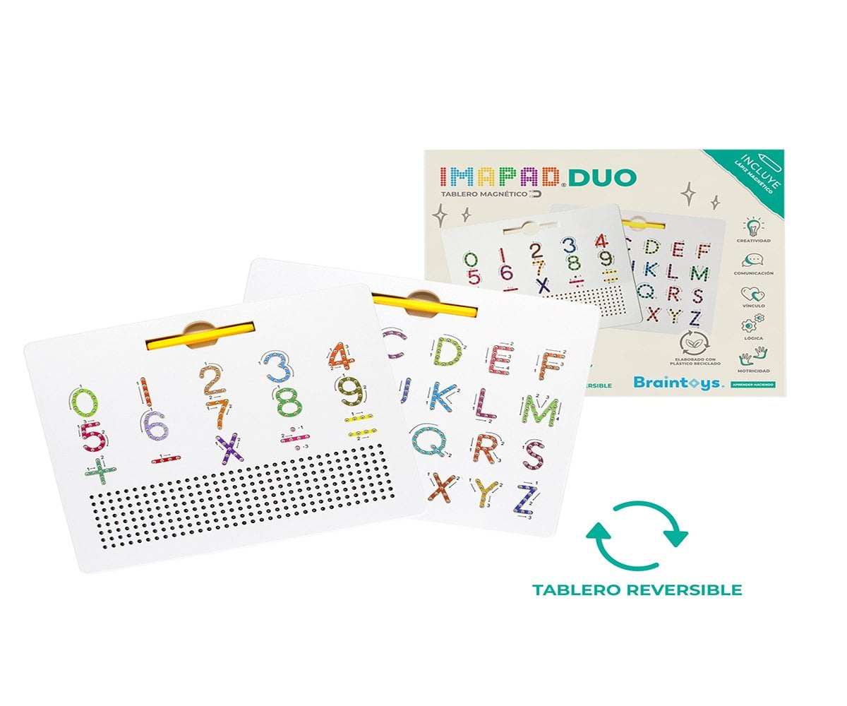 Letras e números do Imapad Duo