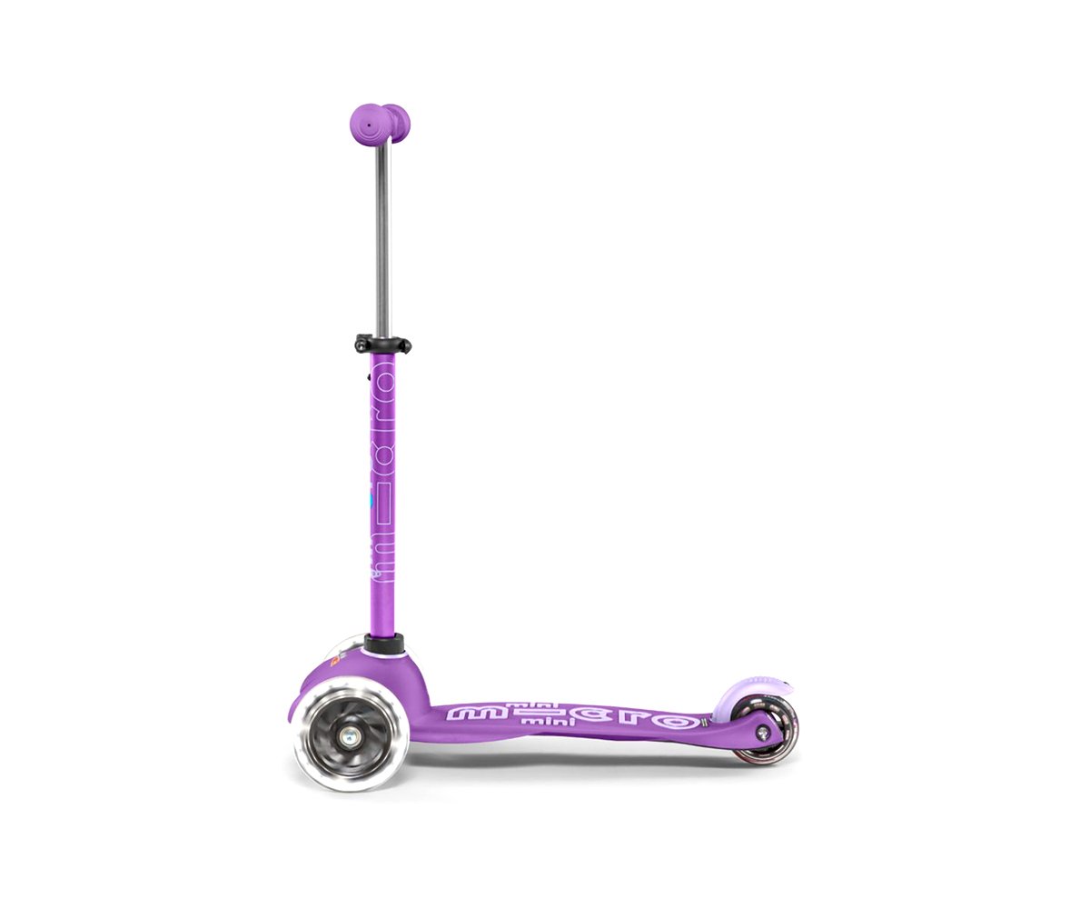 Patinete Mini Micro Deluxe Lila Led
