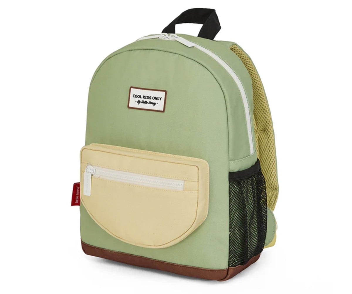 Mochila Escolar Mini Pistache Personalizable