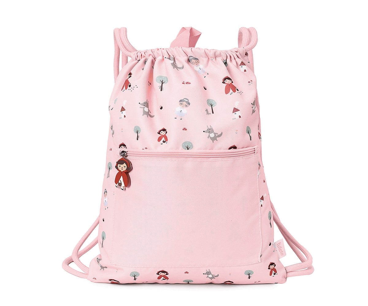 Personalized Waterproof Drawstring Backpack Little Red