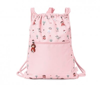 Personalized Waterproof Drawstring Backpack Little Red