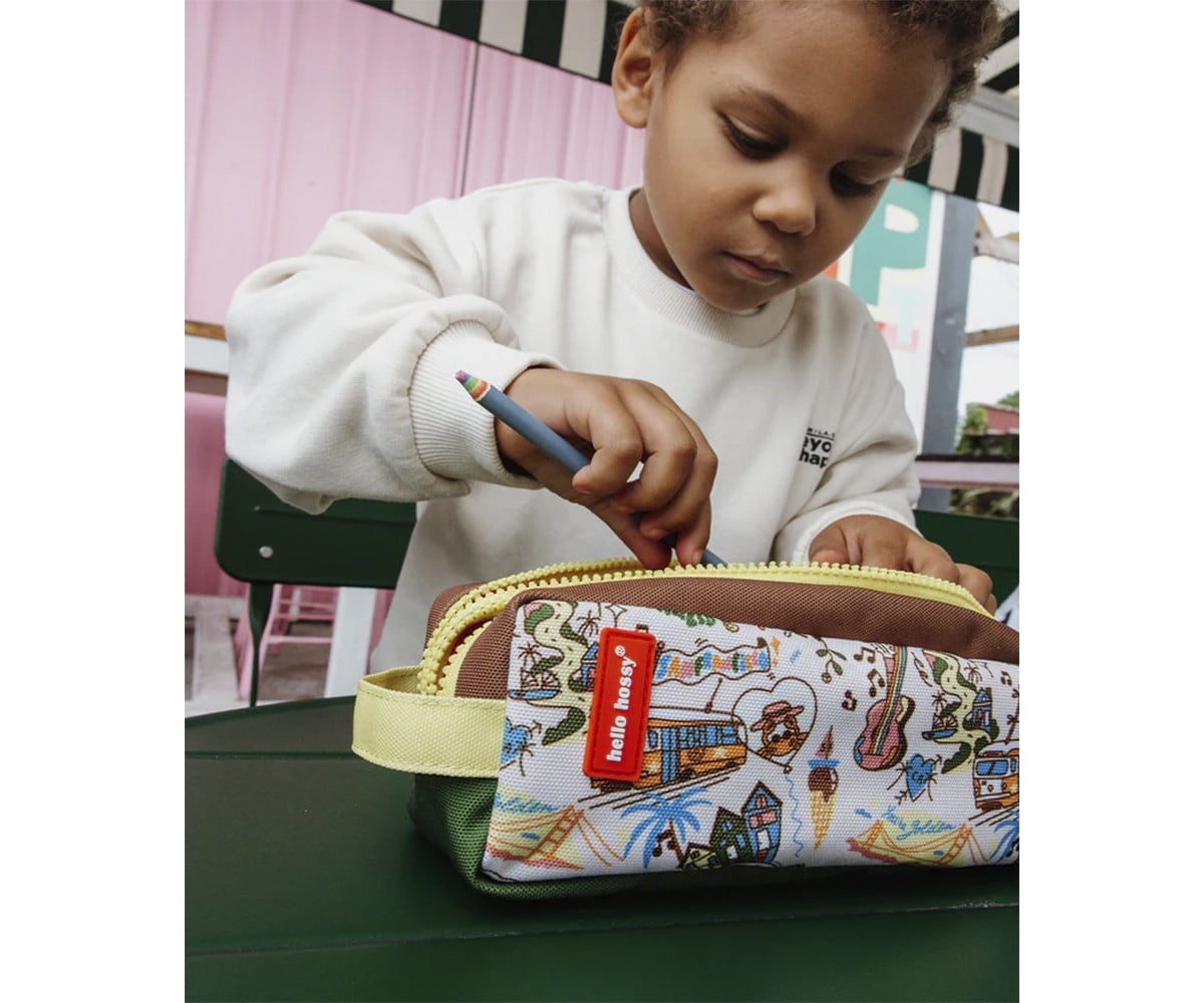 Estojo personalizável com compartimento duplo São Francisco