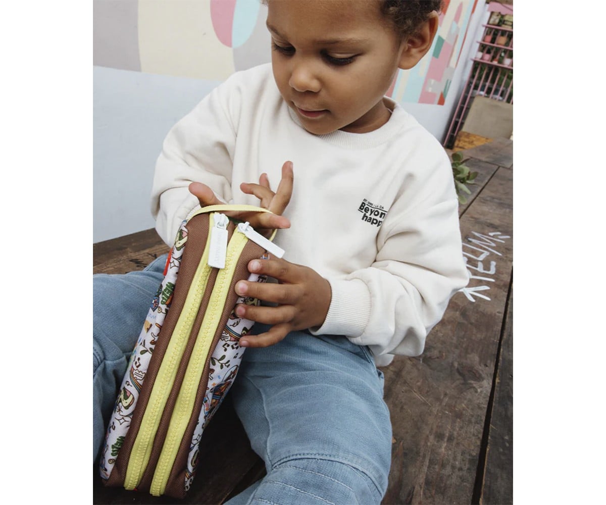 Estojo personalizável com compartimento duplo São Francisco