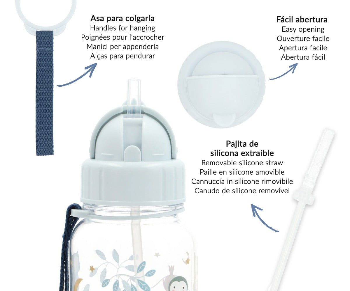 Botella Plástico Magical Forest Personalizable