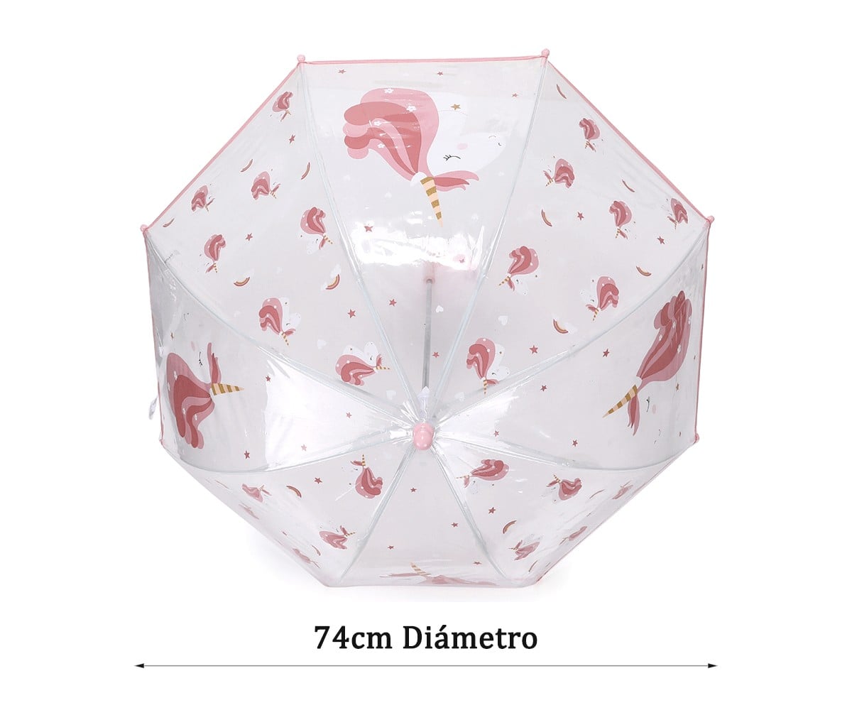Transparent Umbrella Magical Unicorn