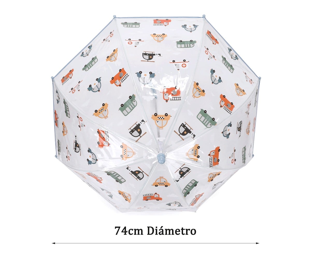Parapluie Transparent City Cars