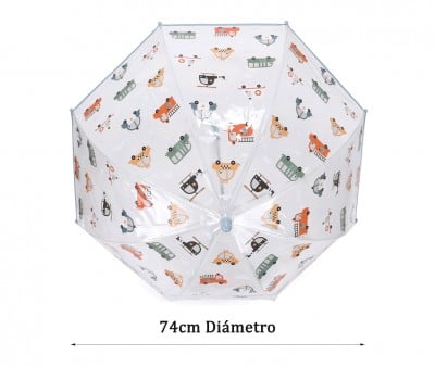 Parapluie Transparent City Cars