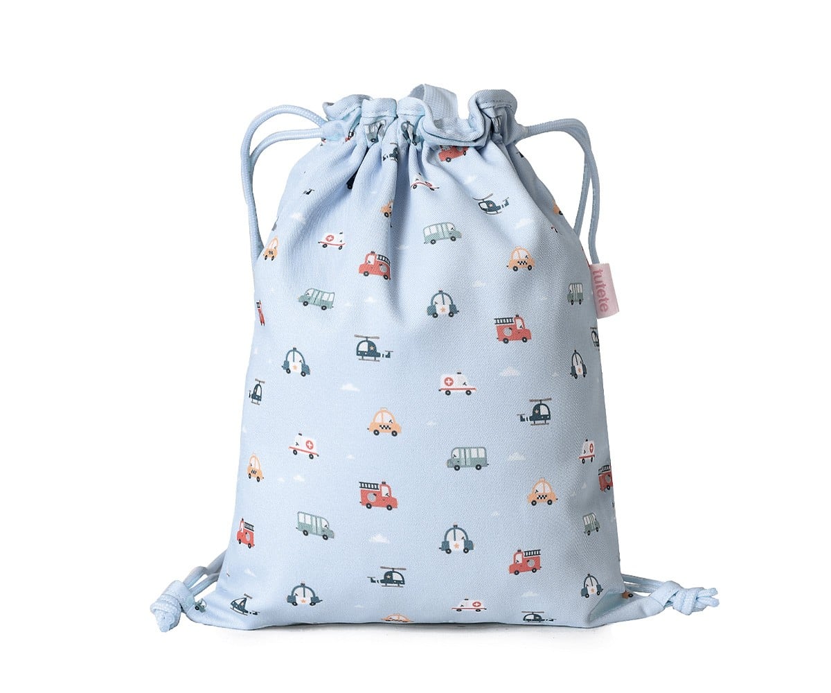 Personalized Fabric Drawstring Backpack City Cars