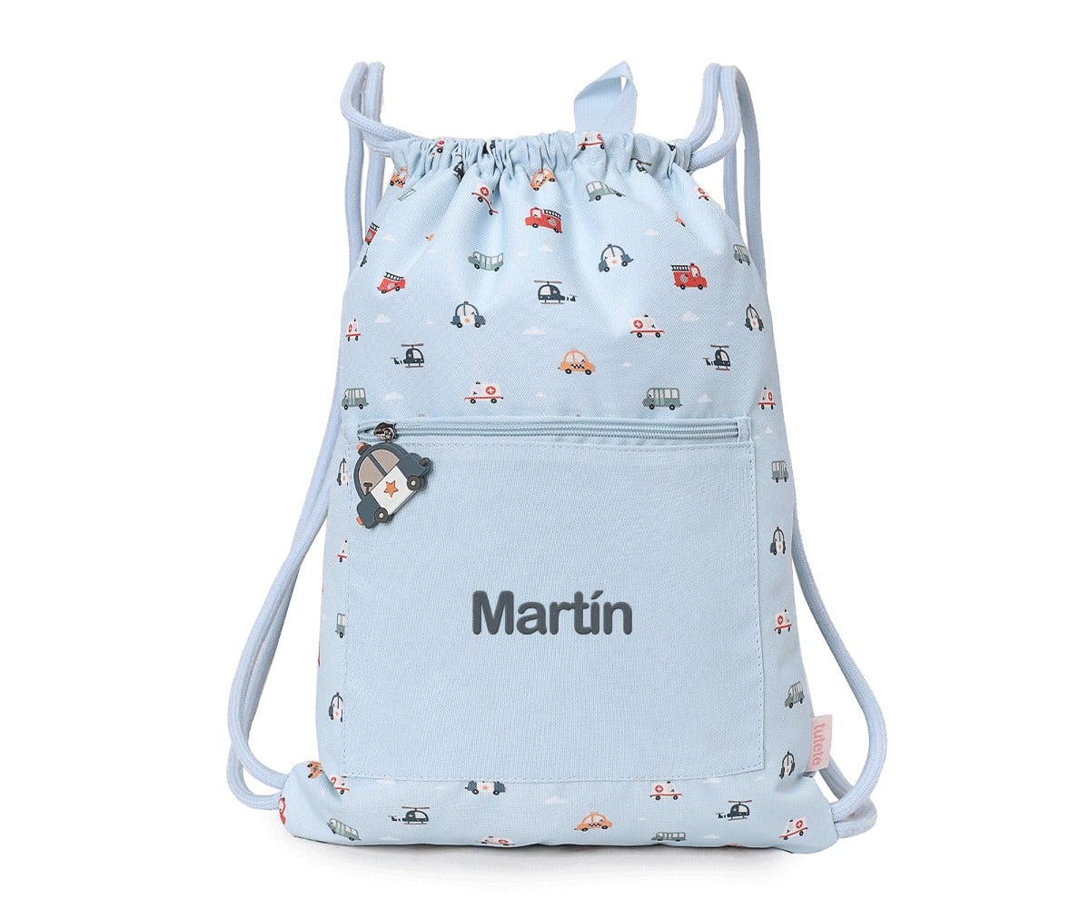 Personalized Waterproof Drawstring Backpack City Cars