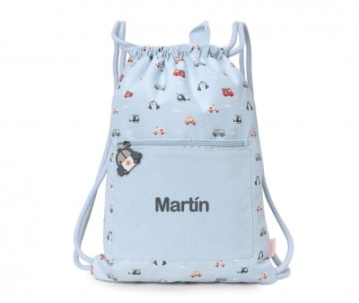 Personalized Waterproof Drawstring Backpack City Cars