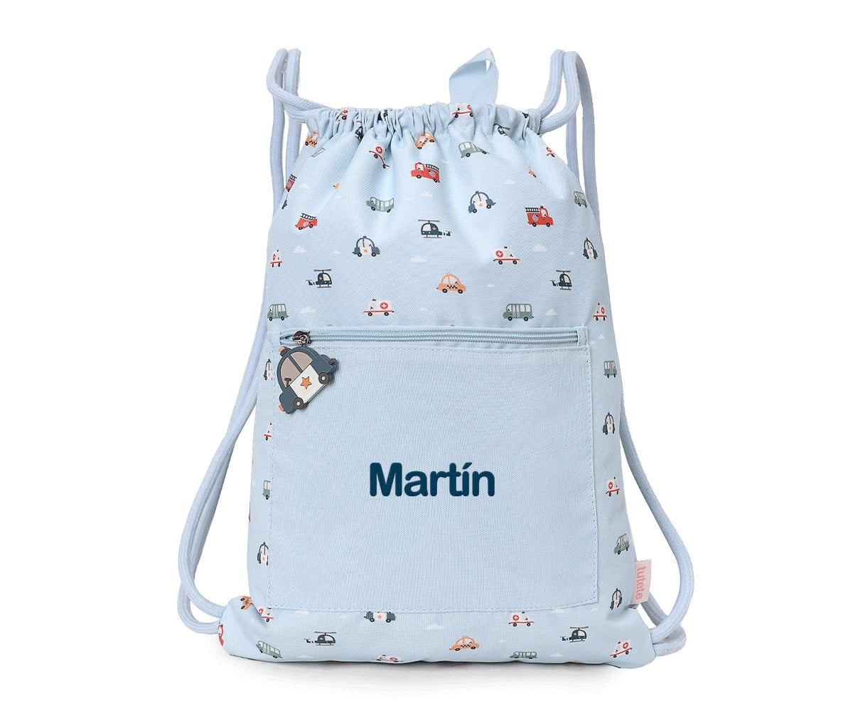 Personalized Waterproof Drawstring Backpack City Cars